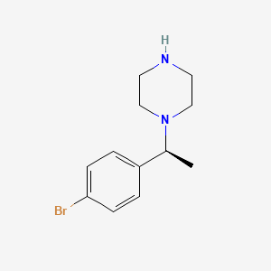 (S)-1-(1-(4-Bromophenyl)ethyl)piperazine