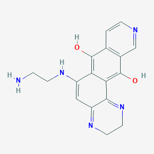 molecular formula C17H17N5O2 B13444087 8,9-Piperazine Pixantrone 