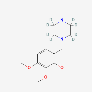 N-Methyl Trimetazidine-d8 Dihydrochloride