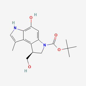 (S)-tert-Butyl-5-hydroxy-1-(hydroxymethyl)-8-methyl-1,2-dihydropyrrolo[3,2-e]indole-3(6H)-carboxylate