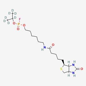 6-N-Biotinylaminohexyl Isopropyl-d7 Phosphorofluoridate, Hemihydrate