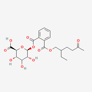 molecular formula C22H28O11 B13444313 rac Mono(2-ethyl-5-oxohexyl) Phthalate Glucuronide 