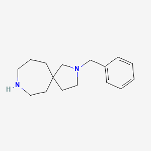 molecular formula C16H24N2 B13444402 2-Benzyl-2,8-diazaspiro[4.6]undecane 