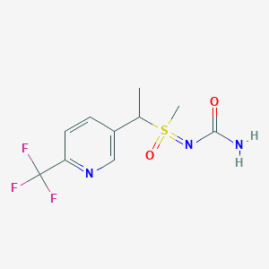 N-[Methyloxido[1-[6-(trifluoromethyl)-3-pyridinyl]ethyl]-lambda4-sulfanylidene]urea