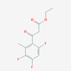 Ethyl 2-methyl-3,4,6-trifluorobenzoylacetate