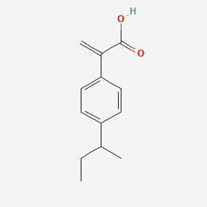 2-(4-(sec-Butyl)phenyl)acrylic acid