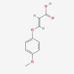 3-(4-Methoxyphenoxy)prop-2-enoic acid