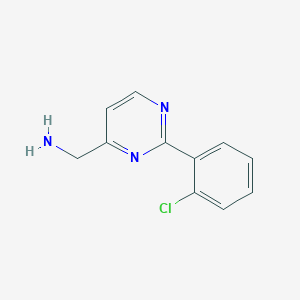 (2-(2-Chlorophenyl)pyrimidin-4-yl)methanamine