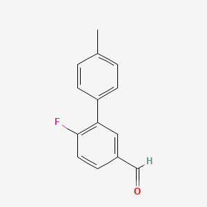 6-Fluoro-4'-methyl-[1,1'-biphenyl]-3-carbaldehyde