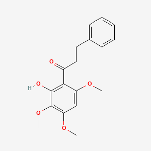 molecular formula C18H20O5 B13444559 2'-Hydroxy-3',4',6'-trimethoxydihydrochalcone 