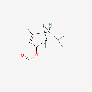 (1R,5R)-2-Acetate-4,6,6-trimethyl-bicyclo[3.1.1]hept-3-en-2-ol (Mixture of Isomers)