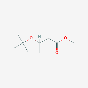 molecular formula C9H18O3 B13444583 Methyl 3-(tert-Butoxy)butanoate 