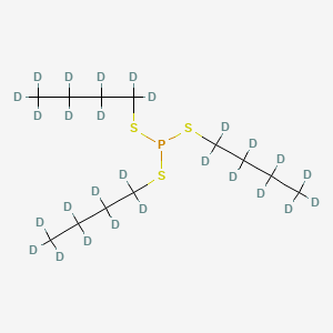 molecular formula C12H27PS3 B13444607 Merphos-d27 