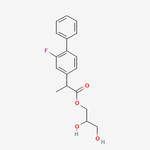 molecular formula C18H19FO4 B13444657 Flurbiprofen Glyceryl Ester 