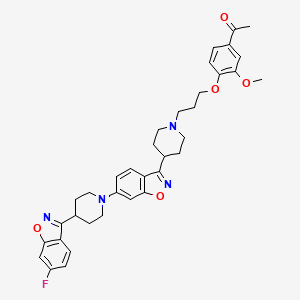 molecular formula C36H39FN4O5 B13444696 Iloperidone Dimer Impurity 