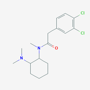 molecular formula C17H24Cl2N2O B13444700 2-(3,4-dichlorophenyl)-N-[2-(dimethylamino)cyclohexyl]-N-methylacetamide 