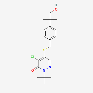 molecular formula C19H25ClN2O2S B13444704 2-Hydroxy Pyridaben 