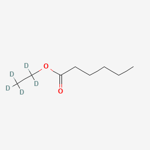 molecular formula C8H16O2 B13444719 Ethyl-d5Caproate 