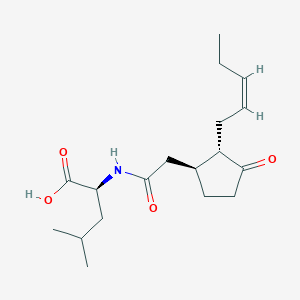 molecular formula C18H29NO4 B13444746 N-[(-)-Jasmonoyl]-(L)-leucine 