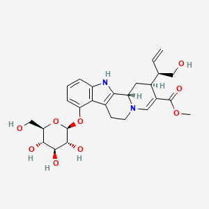 molecular formula C27H34N2O9 B13444785 Glabratine 