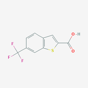 molecular formula C10H5F3O2S B134448 6-(三氟甲基)苯并[b]噻吩-2-羧酸 CAS No. 142329-22-4