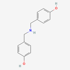 molecular formula C14H15NO2 B13444812 4,4'-(Iminobis(methylene))bis-phenol 