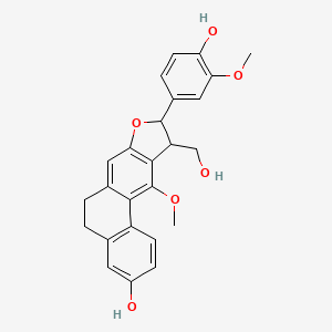 molecular formula C25H24O6 B13444815 5'-Demethoxycyrtonesin A 