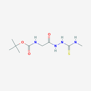 tert-Butyl (2-(2-(methylcarbamothioyl)hydrazinyl)-2-oxoethyl)carbamate