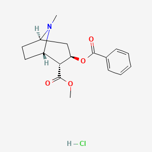 methyl (1S,2R,3R,5R)-3-benzoyloxy-8-methyl-8-azabicyclo[3.2.1]octane-2-carboxylate;hydrochloride