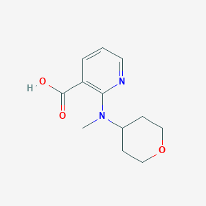 2-[Methyl(oxan-4-yl)amino]pyridine-3-carboxylic acid