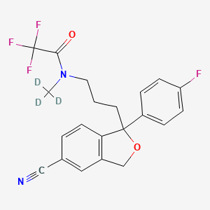 N-Trifluoroacetodesmethyl Citalopram-d3