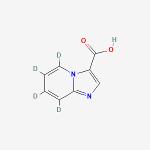 molecular formula C8H6N2O2 B13444881 Imidazo[1,2-a]pyridine-5,6,7,8-d4-3-carboxylic Acid 