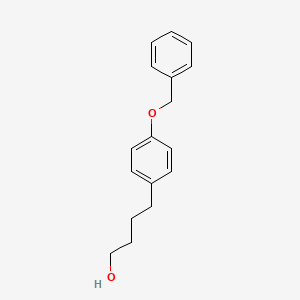 molecular formula C17H20O2 B13444890 4-(4-Benzyloxyphenyl)butanol CAS No. 130783-40-3