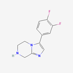 3-(3,4-Difluorophenyl)-5,6,7,8-tetrahydroimidazo[1,2-A]pyrazine