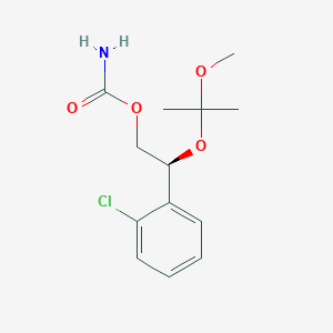 (betaS)-2-Chloro-beta-(1-methoxy-1-methylethoxy)-benzeneethanol 1-Carbamate