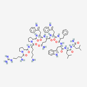 H-DL-Arg-DL-Pro-DL-Lys-DL-Pro-DL-Trp-DL-Gln-DL-Trp-DL-Phe-DL-Trp-DL-Leu-DL-Leu-NH2