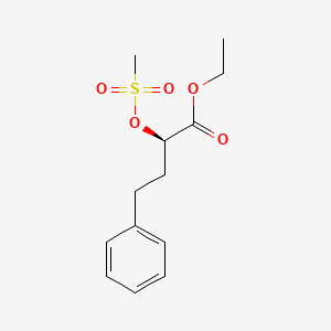 ethyl (R)-2-methylsulfonyloxy-4-phenylbutyrate