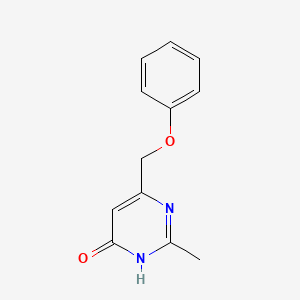 2-Methyl-6-(phenoxymethyl)pyrimidin-4-ol