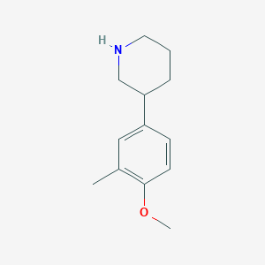 3-(4-Methoxy-3-methylphenyl)piperidine