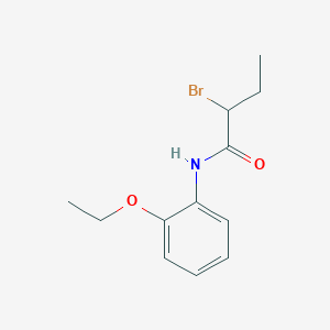 molecular formula C12H16BrNO2 B1344523 2-溴-N-(2-乙氧苯基)丁酰胺 CAS No. 1119450-20-2