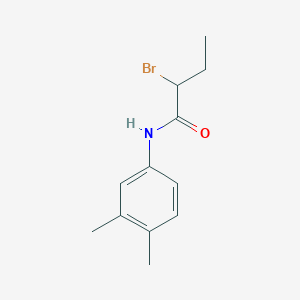 molecular formula C12H16BrNO B1344527 2-溴-N-(3,4-二甲基苯基)丁酰胺 CAS No. 1119451-40-9