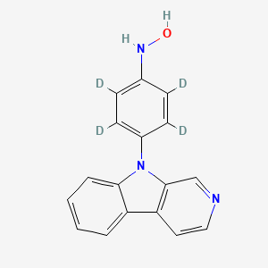 9-(4'-Hydroxyaminophenyl)-9H-pyrido[3,4-b]indole-d4