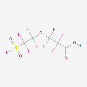 2,2,3,3-Tetrafluoro-3-[1,1,2,2-tetrafluoro-2-(fluorosulphonyl)ethoxy]propanoic acid