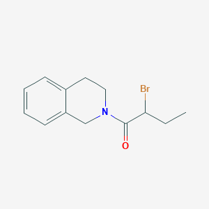 B1344540 2-(2-Bromobutanoyl)-1,2,3,4-tetrahydroisoquinoline CAS No. 1119453-05-2