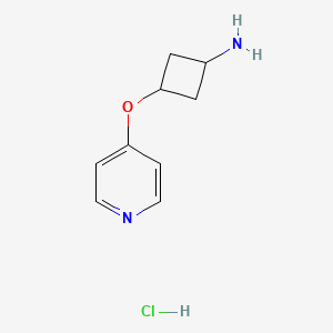 Rac-(1s,3s)-3-(pyridin-4-yloxy)cyclobutan-1-amine hydrochloride