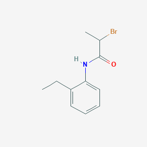 molecular formula C11H14BrNO B1344547 2-溴-N-(2-乙基苯基)丙酰胺 CAS No. 42242-54-6
