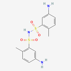 5-amino-N-(5-amino-2-methylphenyl)sulfonyl-2-methylbenzenesulfonamide