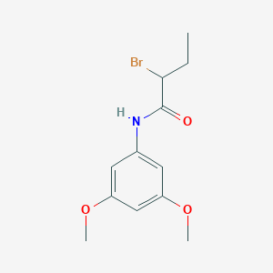 B1344549 2-bromo-N-(3,5-dimethoxyphenyl)butanamide CAS No. 1119450-44-0