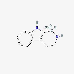 1,2,3,4-Tetrahydro-beta-carboline-13C,d2