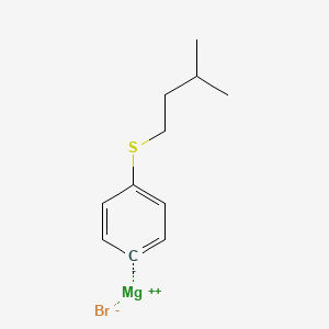 Magnesium;3-methylbutylsulfanylbenzene;bromide